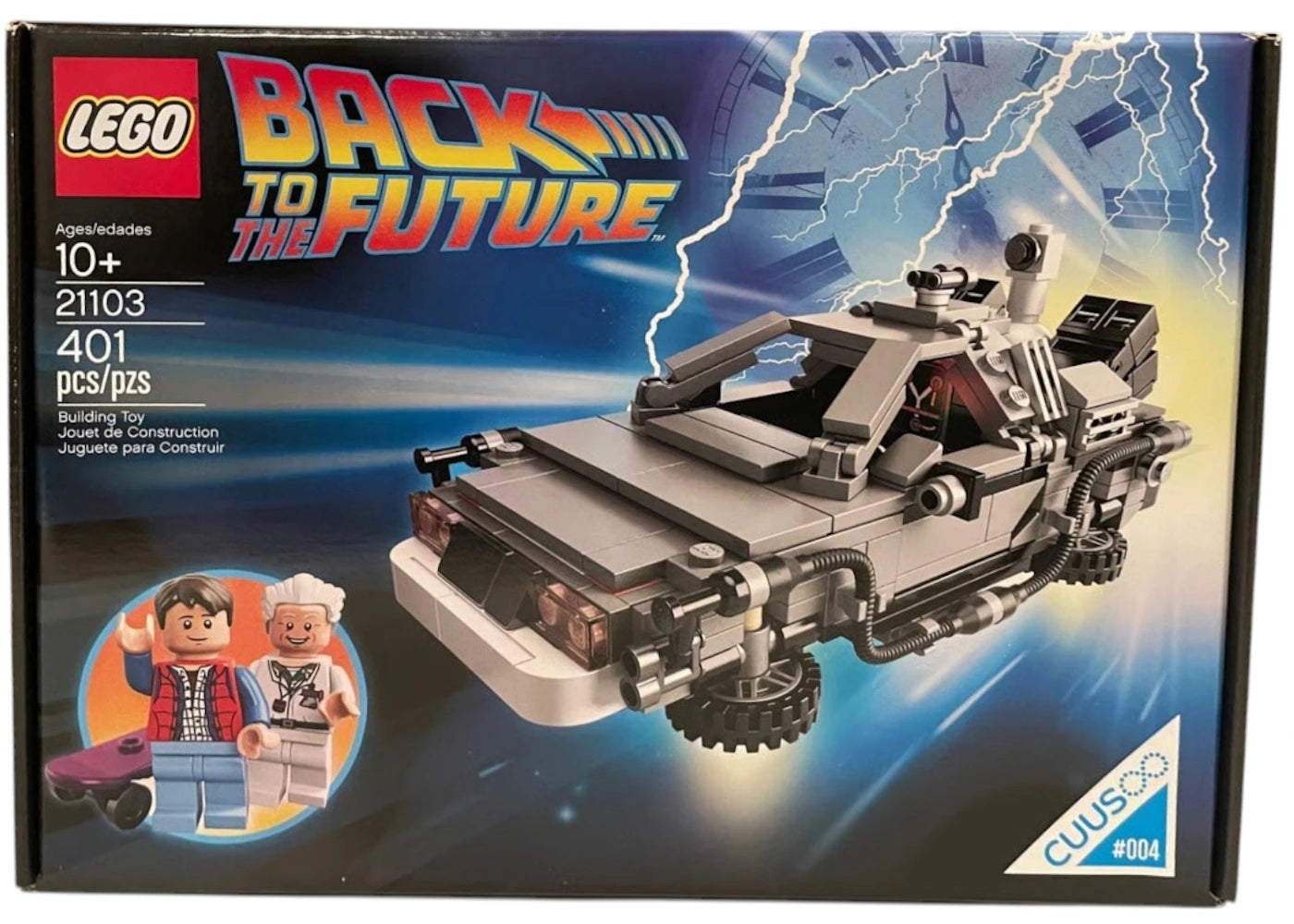 LEGO Back To The Future The DeLorean Time Machine Set 21103 - vue 360