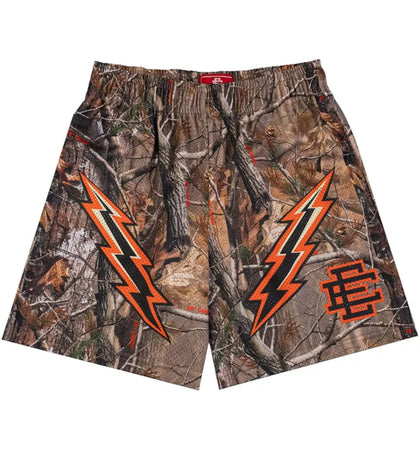 Eric Emanuel EE Basic Short Tree Camo/Black/Orange Bolt - authentic Eric Emanuel product