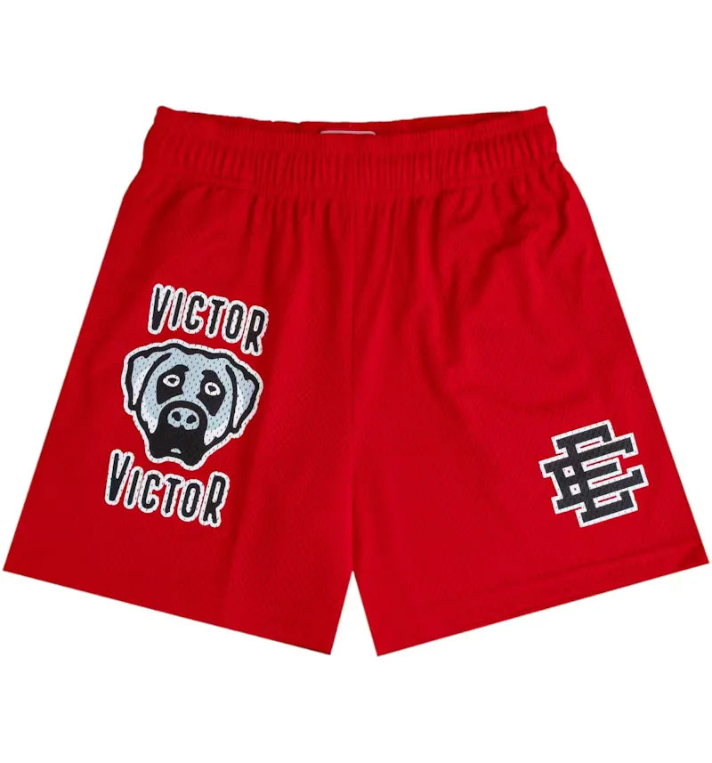 Eric Emanuel EE Victor Victor Short Red/Black - vue 360