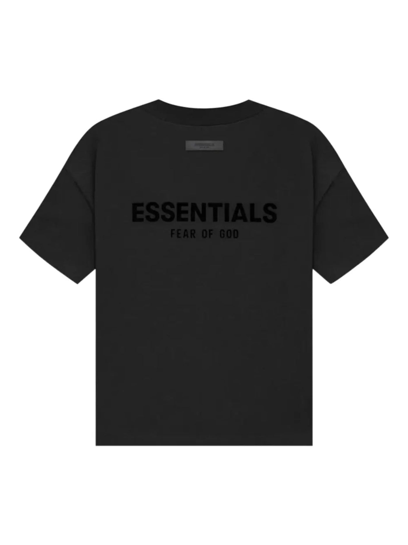 Fear of God Essentials Jersey Crewneck T-Shirt Black - vue secondaire A