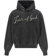 Fear of God 26 Classic Fit Half Raglan Hoodie Off Black