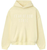 Fear of God Essentials 90's Fleece Hoodie Garden Yellow