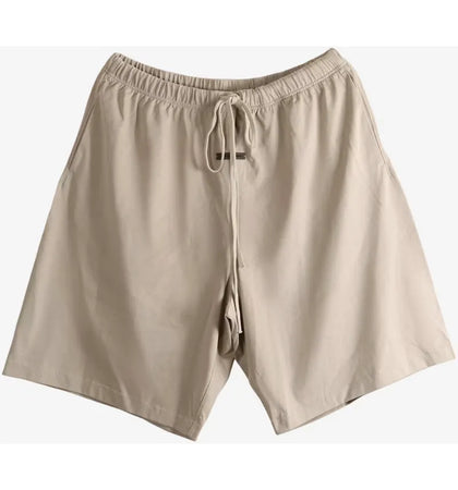 Fear of God EssentiaLS Basketball Jersey Shorts Timber - authentic Fear of God apparel