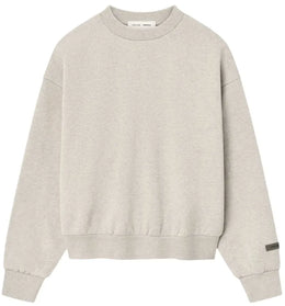 Fear of God Essentials Classic Fleece Crewneck (FW25) Heather Stone - authentic Fear of God product
