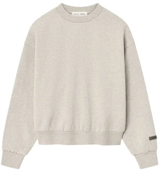 Fear of God Essentials Classic Fleece Crewneck (FW25) Heather Stone - authentic Fear of God product
