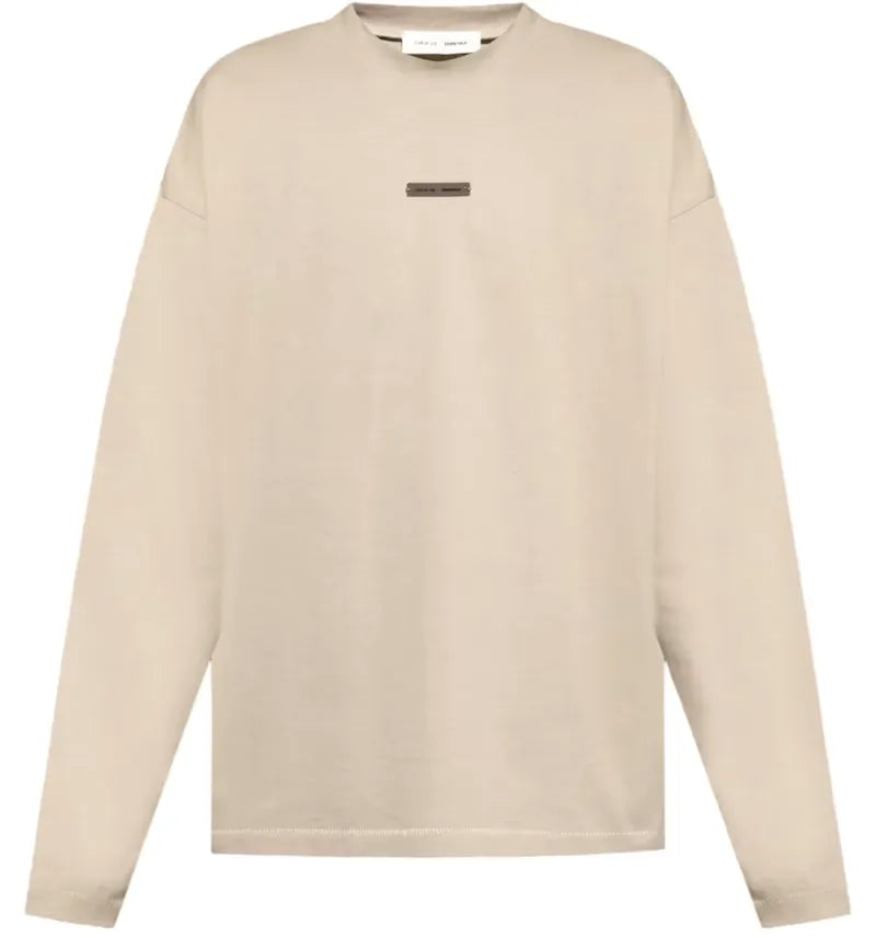 Fear of God Essentials Classic L/S T-Shirt Timber - vue 360