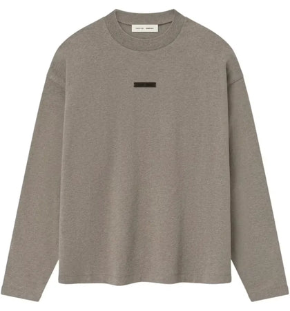 Fear of God Essentials Classic Long Sleeve Tee (FW25) Homestead Heather - authentic Fear of God product