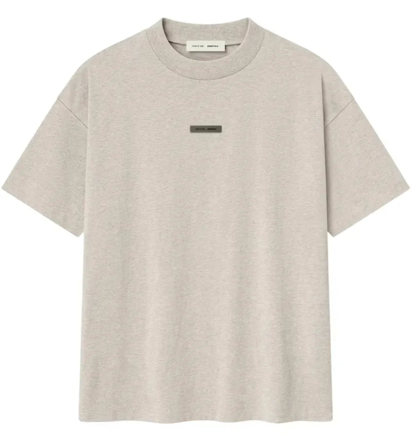 Fear of God Essentials Classic Tee Heather Stone - vue 360