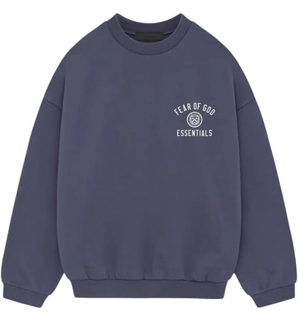 Fear of God Essentials Fleece Crewneck Marine - authentic Fear of God product
