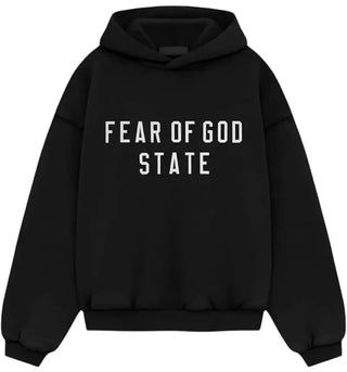 Fear of God Essentials Heavy Fleece Hoodie Black - authentic Fear of God apparel