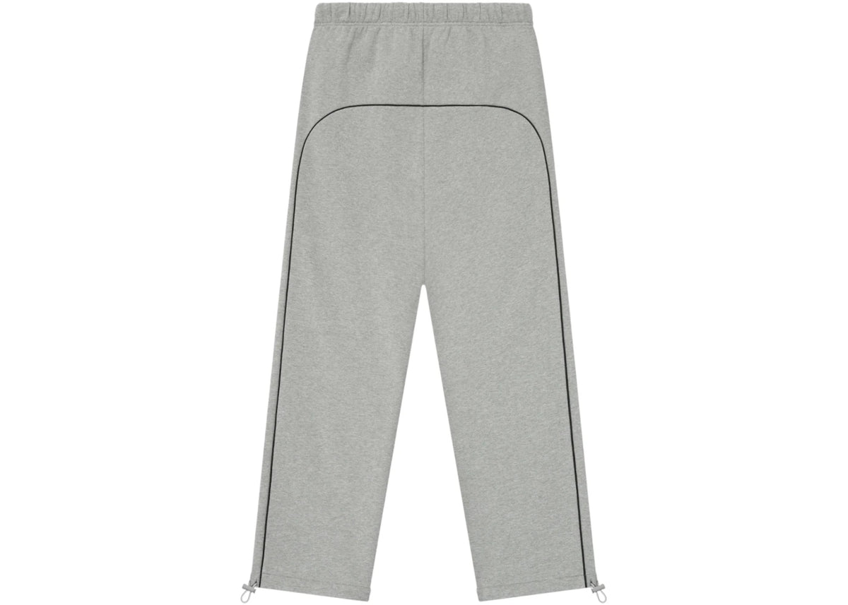 Fear of God Essentials Relaxed Fleece Piping Sweatpant Concrete Heather/Black - vue secondaire B