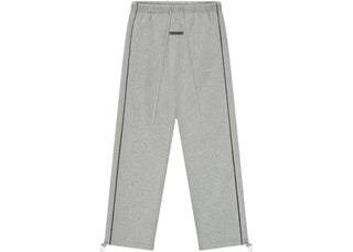Fear of God Essentials Relaxed Fleece Piping Sweatpant Concrete Heather/Black - product view 2