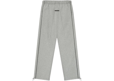 Fear of God Essentials Relaxed Fleece Piping Sweatpant Concrete Heather/Black