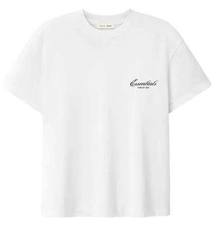 Fear of God Essentials Signature Classic Tee (SS26) Bright White - authentic Fear of God product