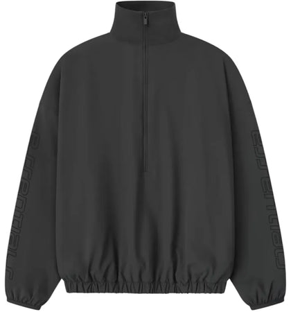 Fear of God Essentials Tech Nylon Half Zip Track Jacket Iron Grey - authentic Fear of God apparel