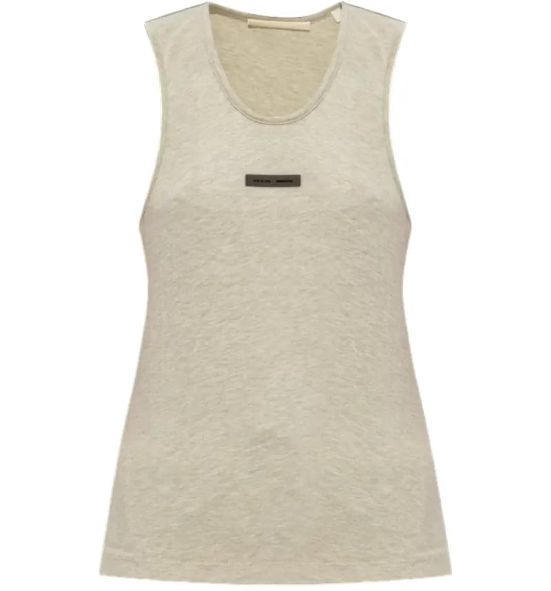 Fear of God Essentials Women's Tank Top Heather Stone - vue 360