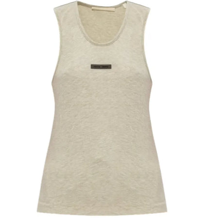 Fear of God Essentials Women's Tank Top Heather Stone - authentic Fear of God product