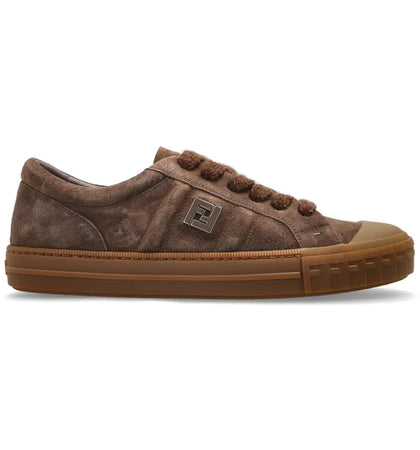 Fendi Domino Trainer Brown - authentic Fendi sneakers