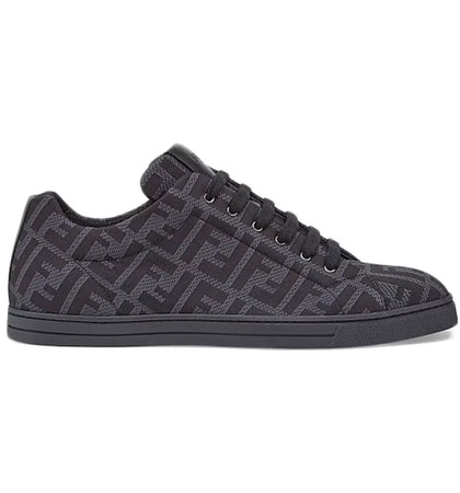 Fendi Tech Fabric Low Top Gray - authentic Fendi sneakers