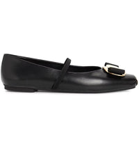 Ferragamo New Vara Ballet Flat Black (Women's)