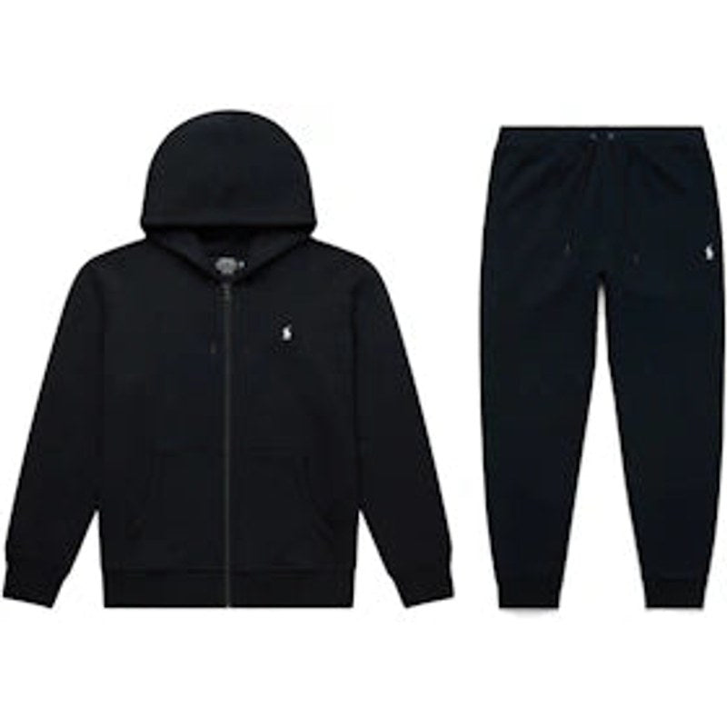 Polo Ralph Lauren Double-Knit Full-Zip Hoodie and Double-Knit Jogger Pant Set Polo Black - vue 360