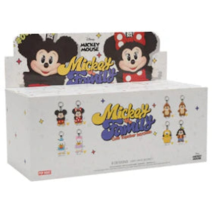 Pop Mart Disney Mickey Family Together Series Plush Keychain Sealed Case (8 Blind Box) - authentic Pop Mart product