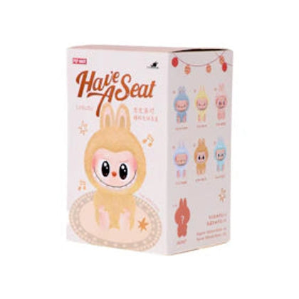 Pop Mart Labubu The Monsters Have a Seat Vinyl Plush Single Blind Box - authentic Pop Mart product