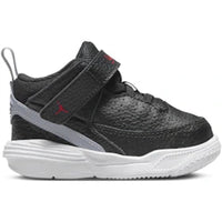 Jordan Max Aura 5 Black White Cement Grey University Red (TD)