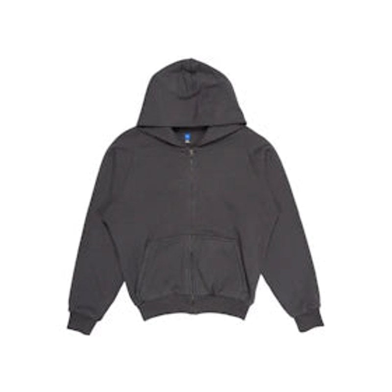 Yeezy x Gap Zip Up Exclusive Hoodie Dunkelgrau - vue 360