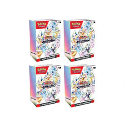 Pokémon Scarlet & Violet Prismatic Evolutions Booster Bundle 4x Lot