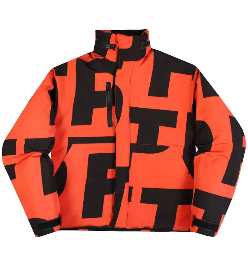 FTP Jumbo Puffer Jacket Orange - vue 360