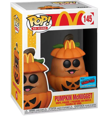 Funko Pop! Ad Icons McDonalds Pumpkin McNugget 2021 NYCC Exclusive Figure #145 - authentic Funko product