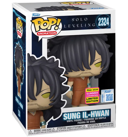 Funko Pop! Animation Solo Leveling Sung Il-Hwan SDCC 2026 Figure #2324 - authentic Funko product