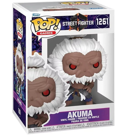 Funko Pop! Games: Street Fighter 6-Akuma Figure #1261 - authentic Funko product