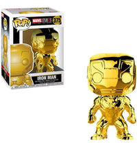 Funko Pop! Marvel Studios 10 Iron Man (Gold Chrome) Bobble-Head #375
