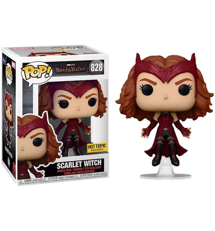 Funko Pop! Marvel Studios Wanda Vision Scarlet Witch Hot Topic Exclusive Figure #828 - authentic Funko product