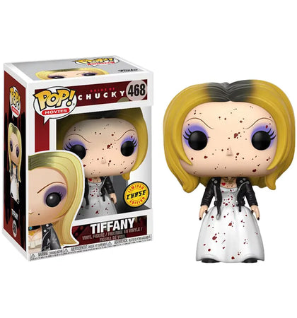 Funko Pop! Movies Bride of Chucky Tiffany Blood Splattered (Chase) Figure #468 - authentic Funko product