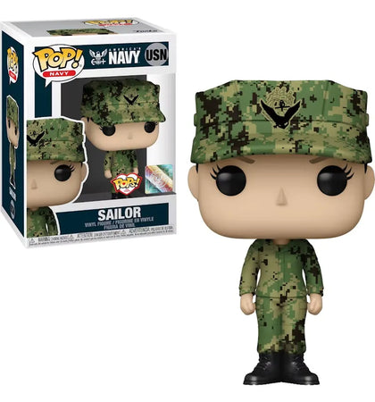 Funko Pop! Navy: Sailor (Caucasian Female) Figure #USN - authentic Funko product