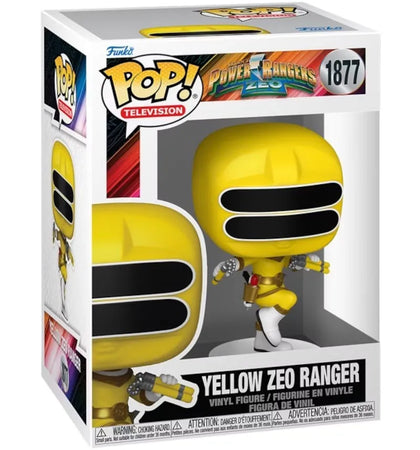 Funko Pop! Power Rangers Yellow Zeo Ranger Figure #1877 - authentic Funko product