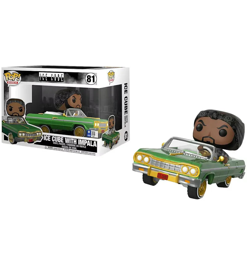 Funko Pop! Rides Ice Cube with Impala Figure #81 - vue 360