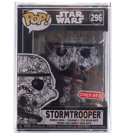 Funko Pop! Star Wars x Futura Stromtrooper Target Exclusive Bobble-Head Figure #296 - authentic Funko product