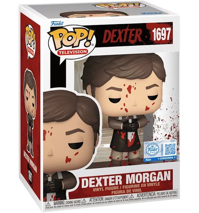 Funko Pop! Television Dexter Morgan (Bloody) Funko Exclusive #1697 - vue 360