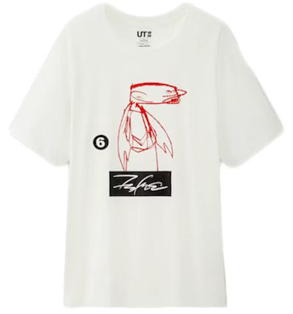 Futura Laboratories x Uniqlo Sketch T-Shirt White - authentic Futura Laboratories apparel