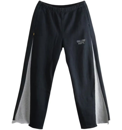 Gallery Dept. Flare Twisted Leg Sweatpant Pant Washed Black/Heather Grey - authentic Gallery Dept. product