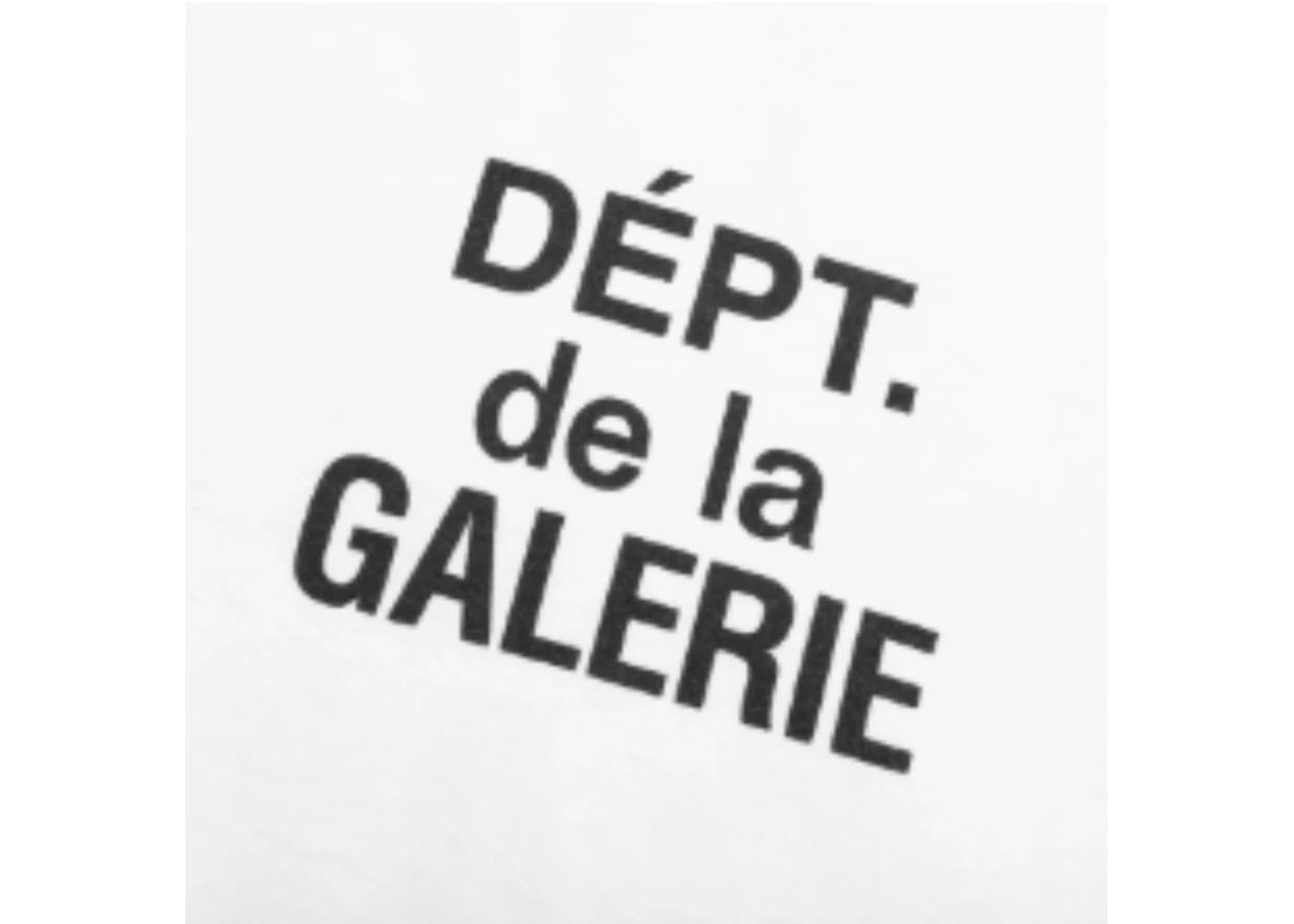 Gallery Dept. French T-shirt White/Black - vue secondaire B