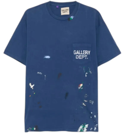 Gallery Dept. Vintage Logo Painted T-shirt Navy - authentic Gallery Dept. apparel