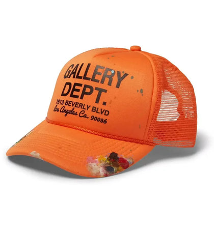 Gallery Dept. Workshop Trucker Hat Orange - authentic Gallery Dept. product