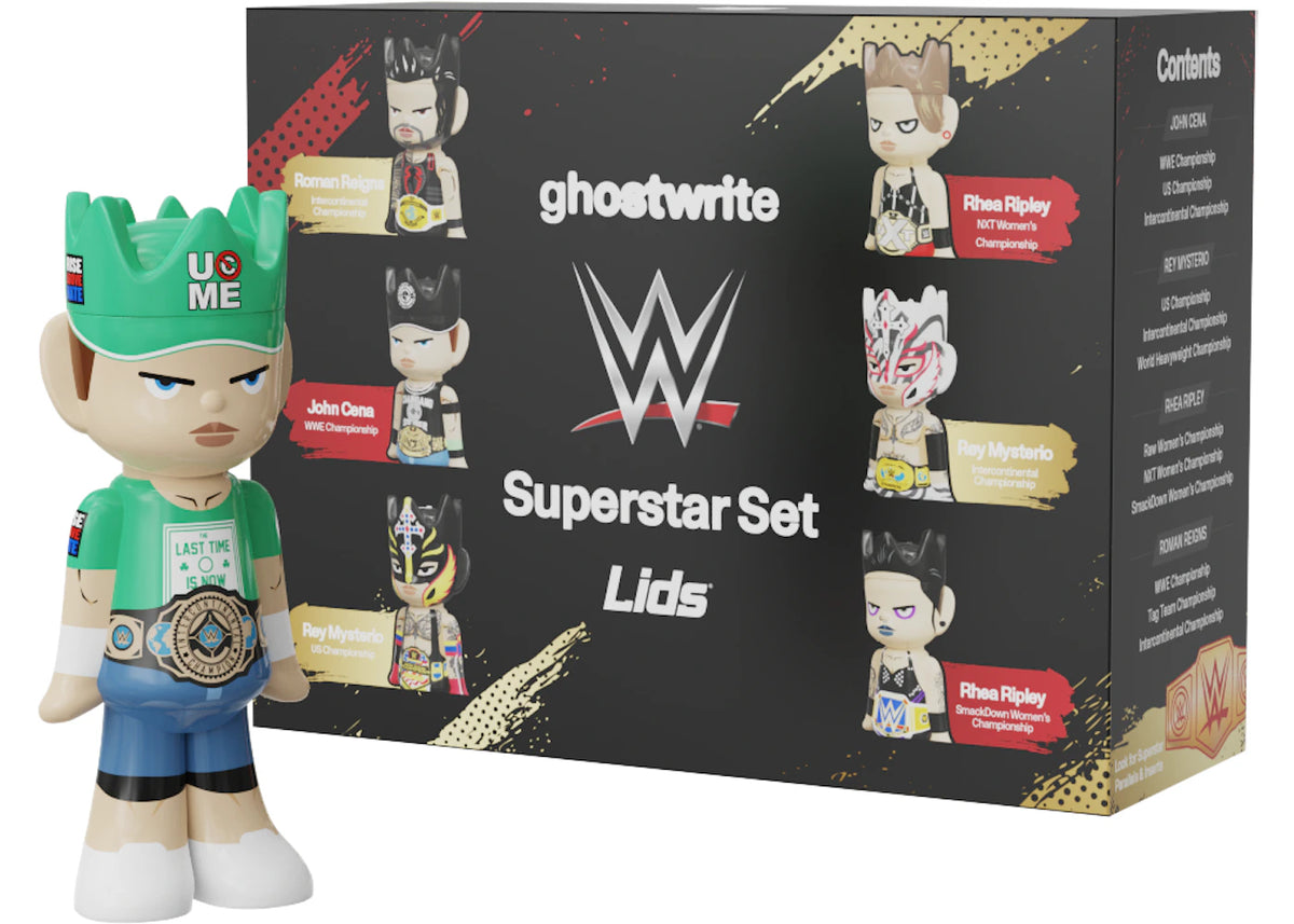 ghostwrite x WWE x Lids "Superstar Set" 3-Pack 100% ghosts - vue secondaire A