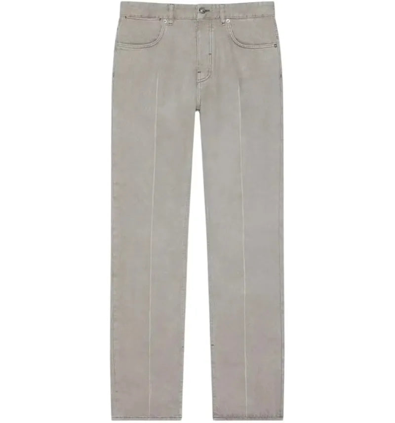 Givenchy Straight Fit Denim Pants Cloud Grey - vue 360