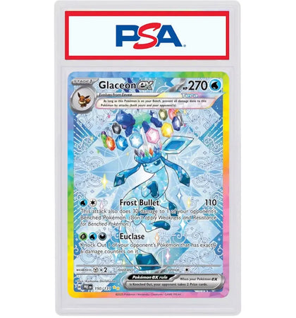 Glaceon ex 2025 Pokémon Scarlet & Violet Prismatic Evolutions Special Illustration Rare 150/131 (PSA or BGS Graded) - auth...